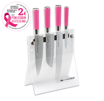 f-dick F-Dick Pink Spirit Knife Block Set 5-Piece