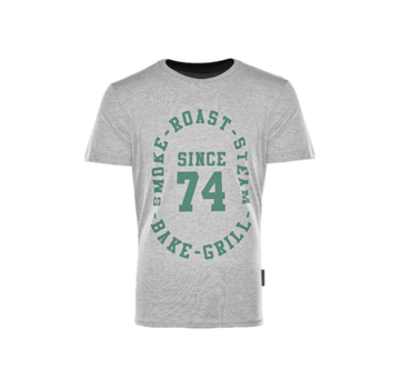 Big Green Egg Big Green Egg T-Shirt Since 74' Licht Grijs