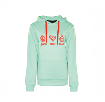 Big Green Egg Big Green Egg Hoodie Ladies Mint Green