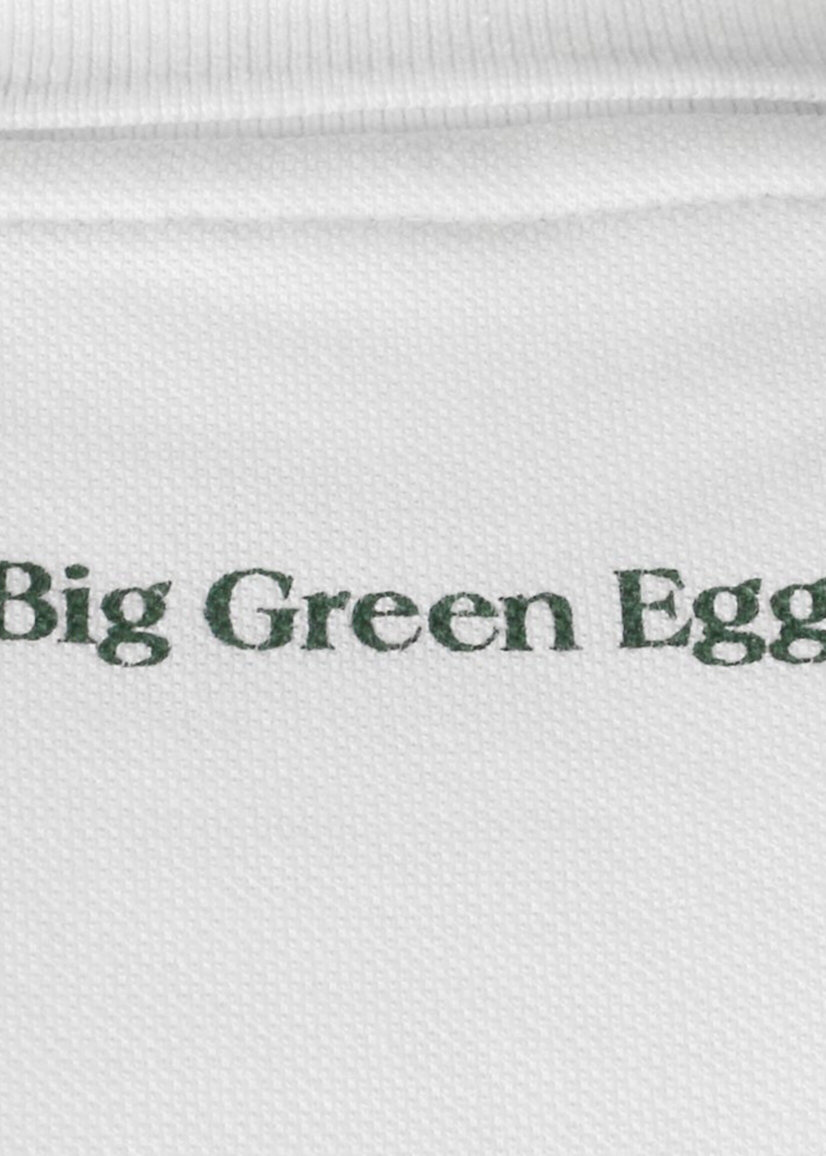 Big Green Egg Big Green Egg Golf Poloshirt Wit