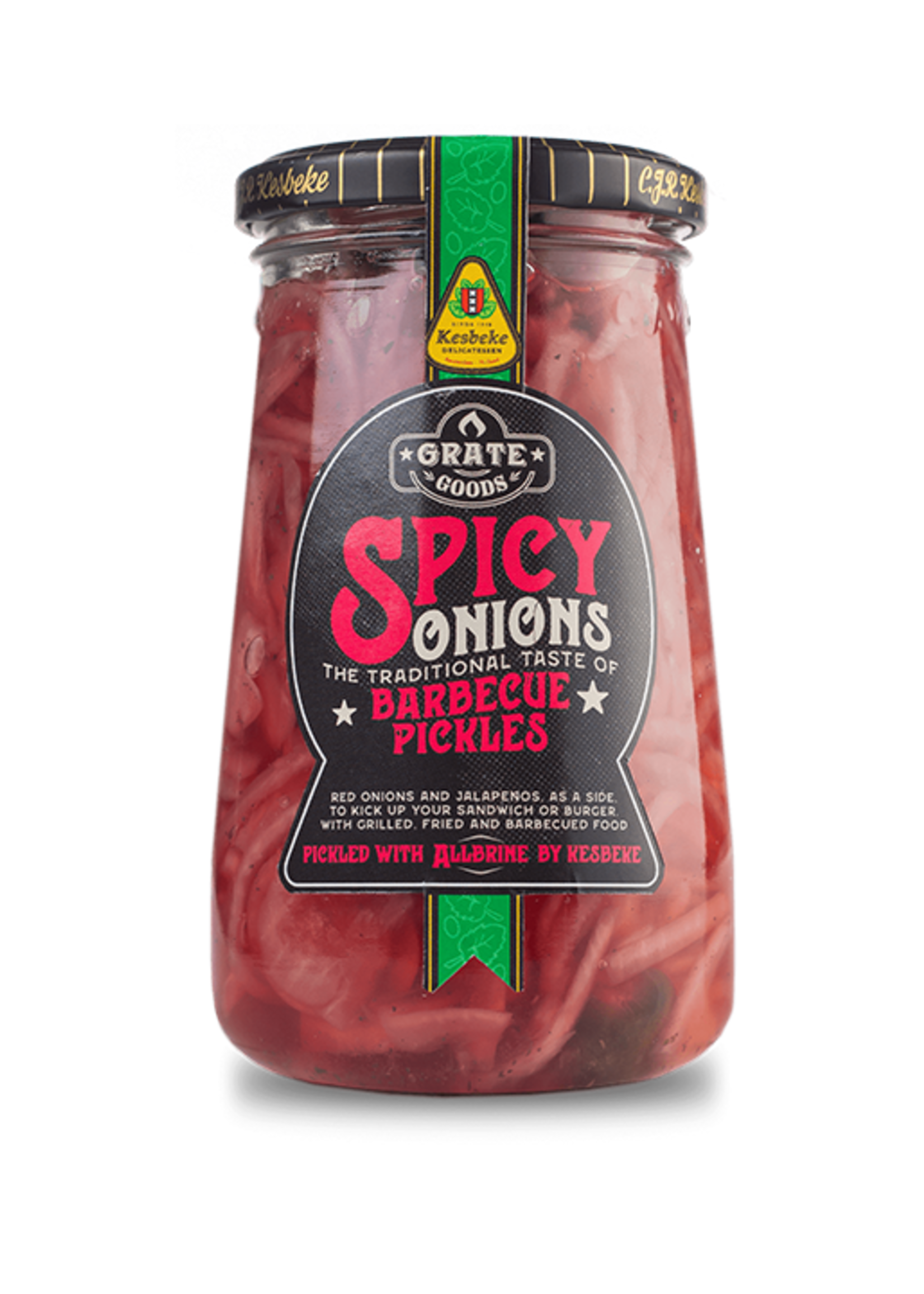 Grate Goods Grate Goods Spicy Onions Barbecue Pickles 325 Gramm