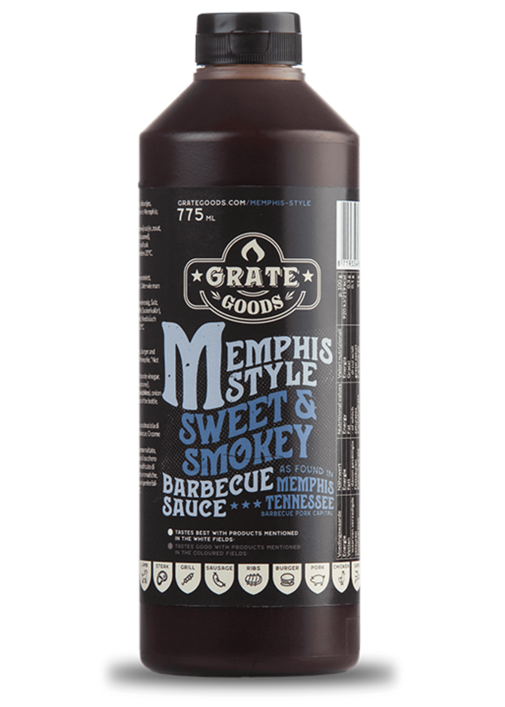 Grate Goods Grate Goods Memphis Sweet & Smokey BBQ Sauce 265 ml