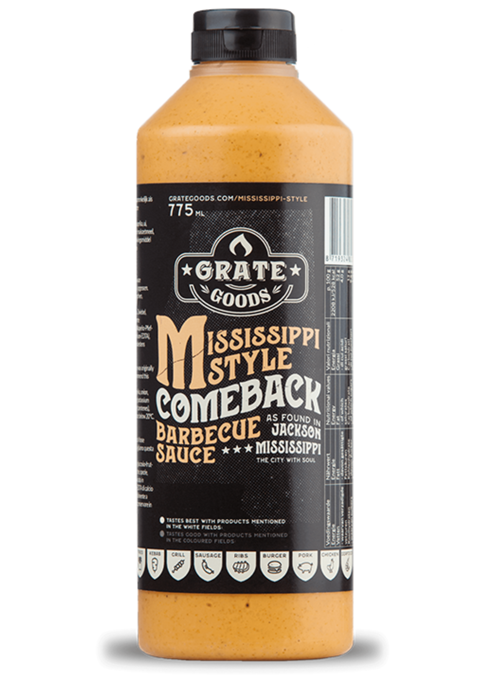 Grate Goods Grate Goods Mississippi Comeback Barbecue Sauce 265 ml