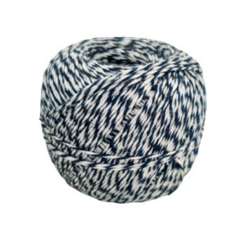 Sausage yarn / Rope blue/white