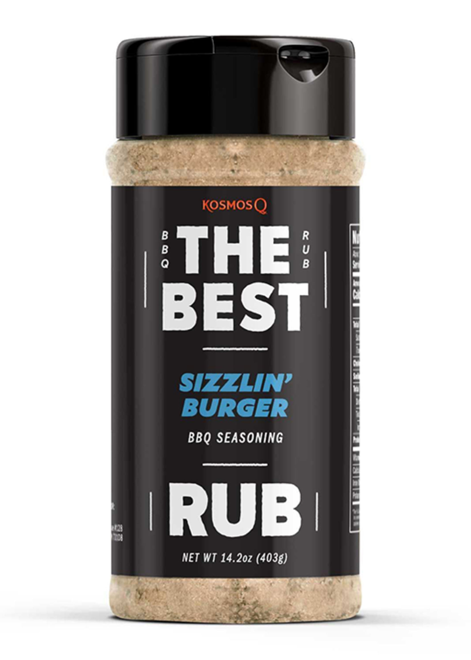 Kosmos Kosmos The Best Sizzlin' Burger Rub 14.2 oz