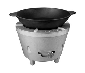 The Windmill Cast Iron The Windmill Camp Stove / Saute Pan Deal
