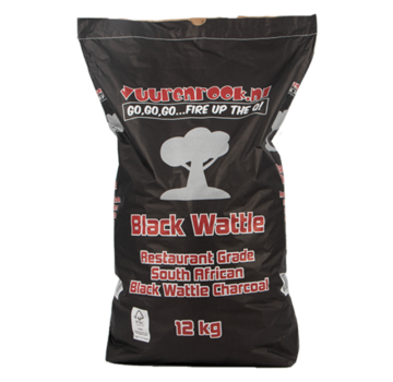 Vuur&Rook Fire & Smoke Restaurant Grade South African Black Wattle Charcoal 12 kg