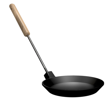 The Windmill Cast Iron The Windmill Campfire Skillet met Kort Handvat