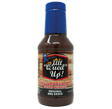 All Q'ued Up Alle Q'ued Up! All Sauced Up Original-BBQ-Sauce 18 oz