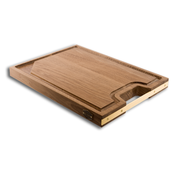 Vuur&Rook Baas Boards Eiken Houten Snijplank Luxe 49 x 36 x 3.8 cm