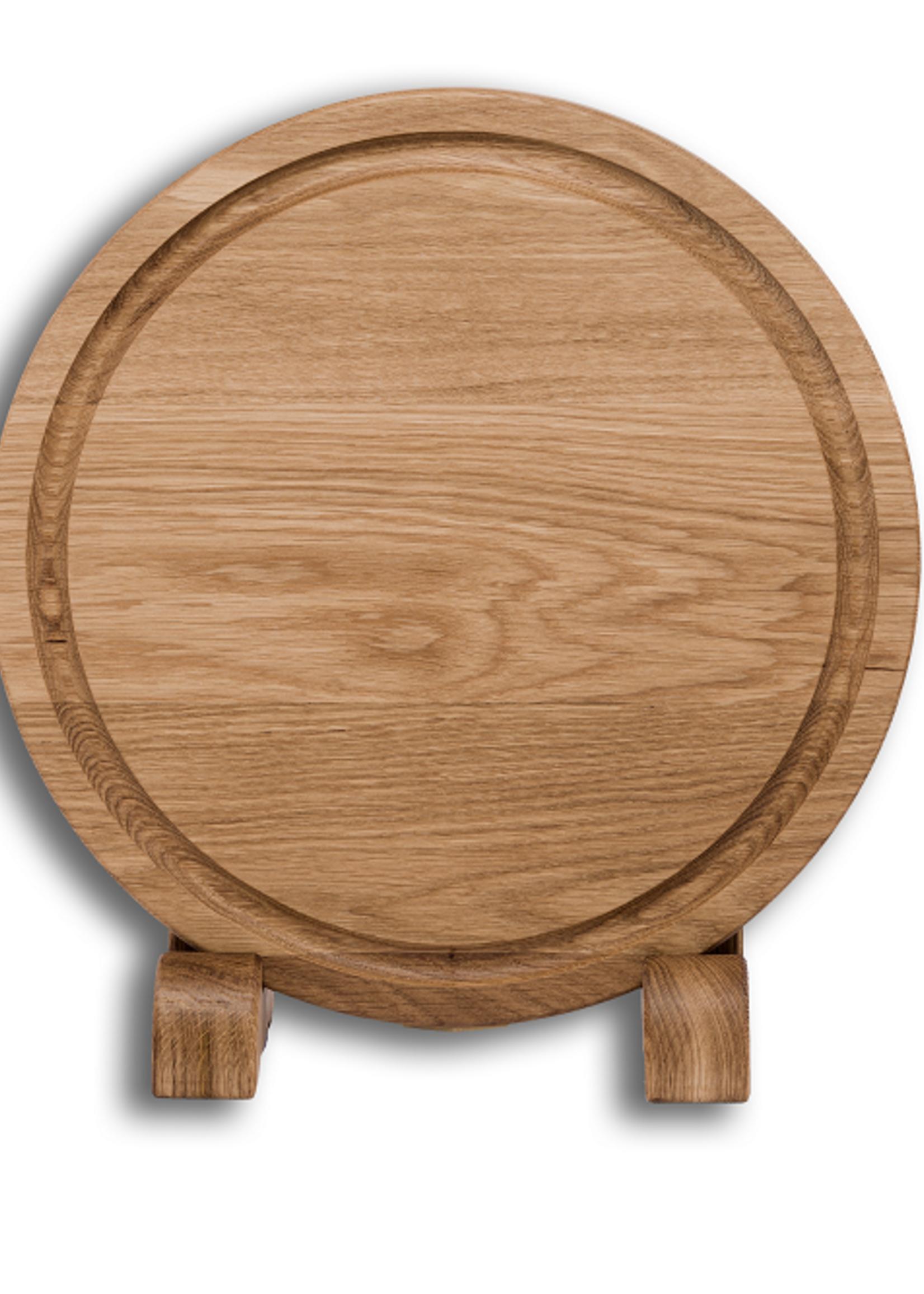 Vuur & Rook Baas Boards Oak Wooden Cutting Board Round Ø 35 cm