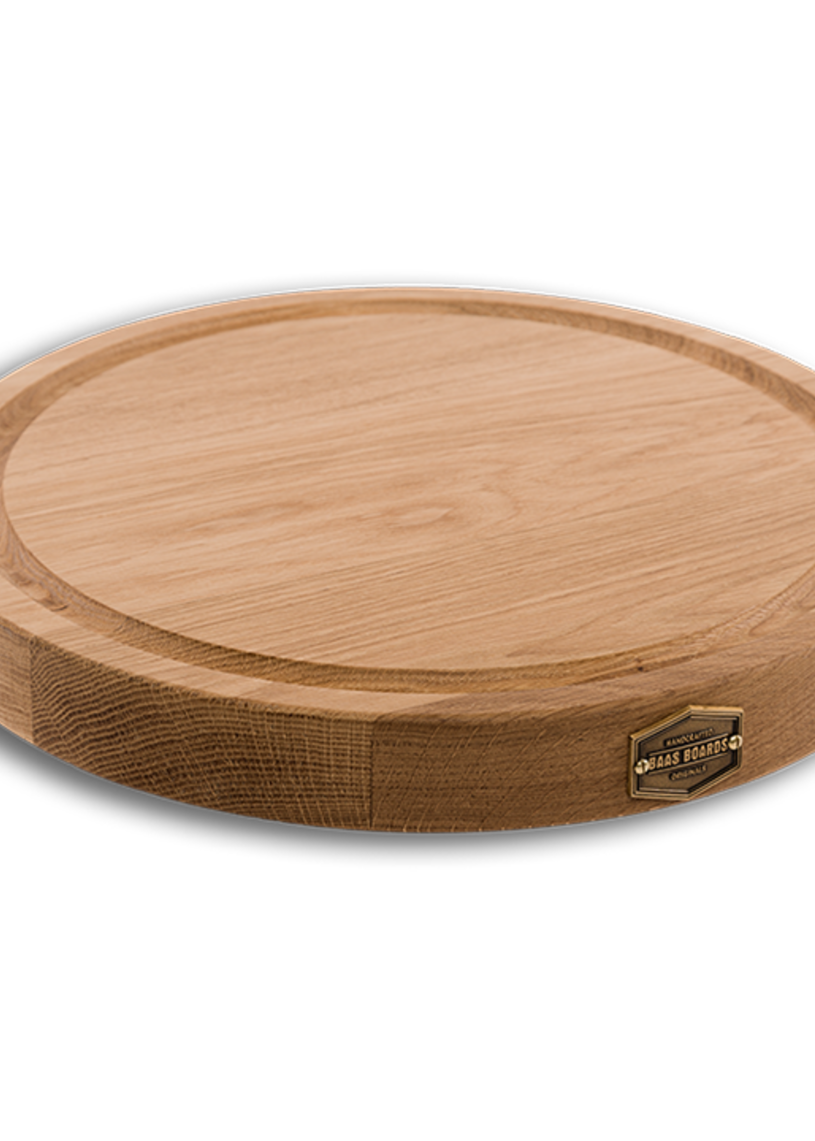 Vuur & Rook Baas Boards Eiken Houten Snijplank Rond Ø 35 cm