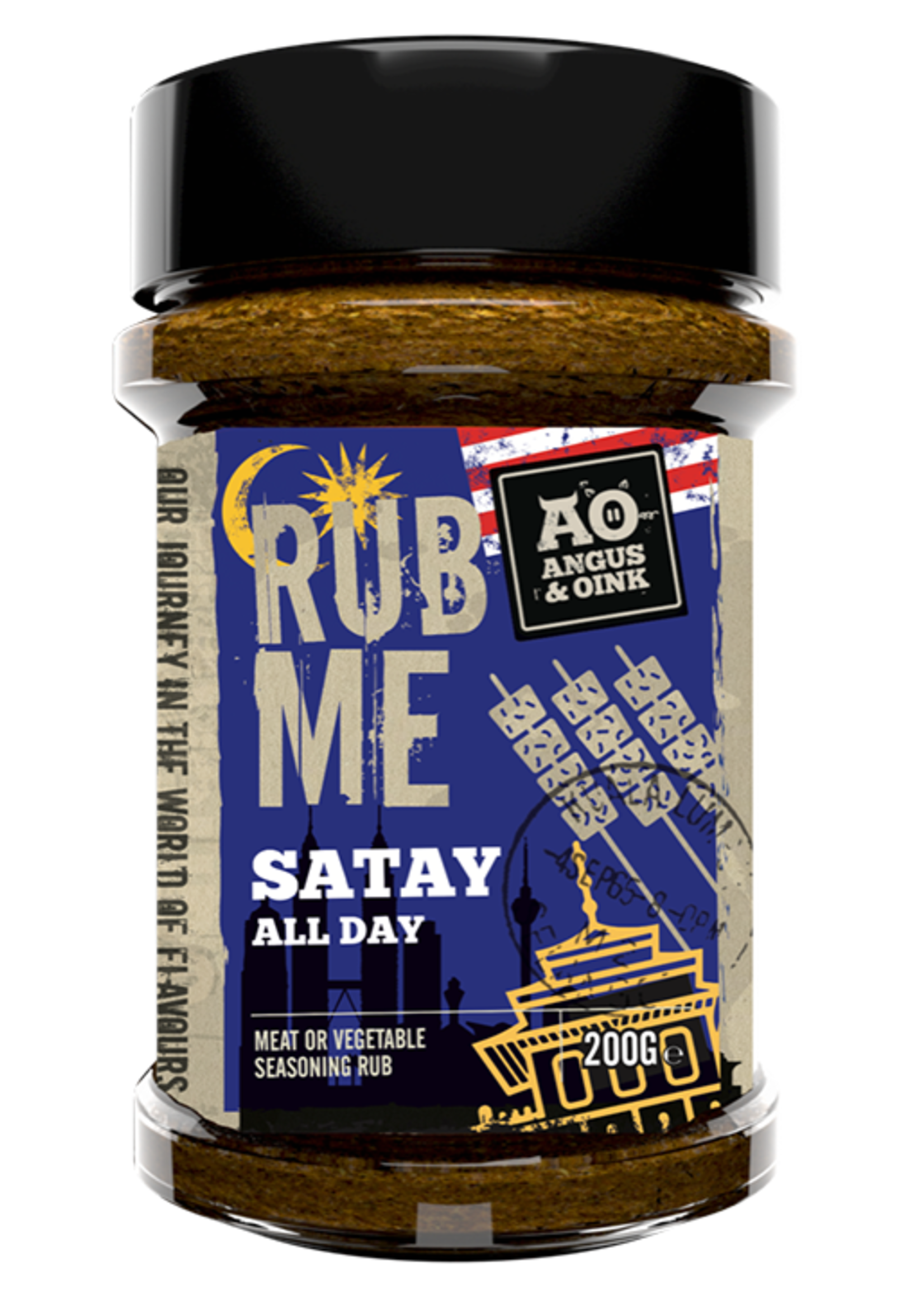 Angus & Oink Angus&Oink (Rub Me) Satay Seasoning 200 grams