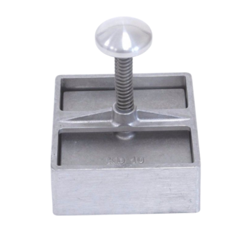 Adelmann Aluminum Hamburger Press Square 120 x 120 mm