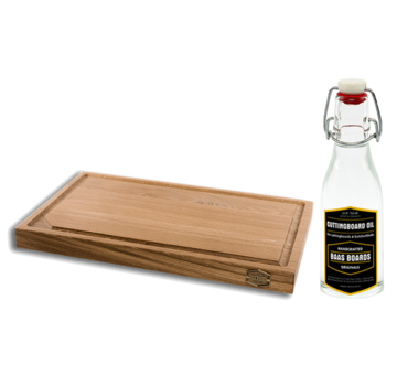 Vuur&Rook Boss Boards Oak Wooden Cutting Board 49 x 29 x 4 cm / Oil Deal