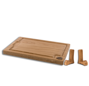 Vuur&Rook Boss Boards Oak Wooden Cutting Board 49 x 30 x 3 cm / Shelf Supports Deal