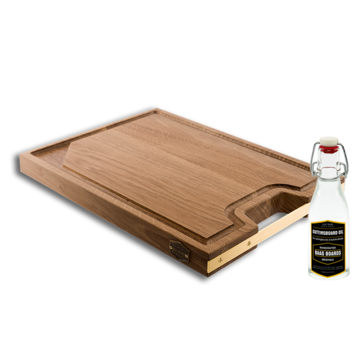 Vuur&Rook Baas Boards Oak Wooden Cutting Board Luxury 49 x 36 x 3.8 cm / Oil Deal