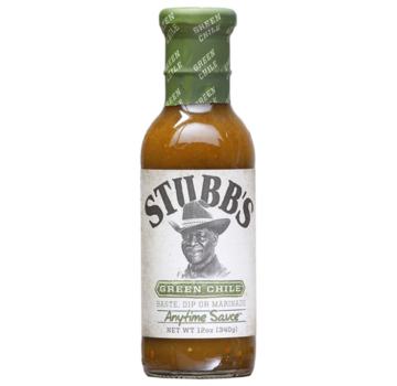 Stubbs Stubb's Green Chile Anytime Sauce 12oz