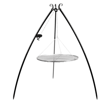 Cookking Cookking Tripod with Pulley and Stainless Steel Grid 200 cm