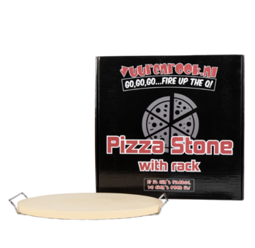 Vuur&Rook Universal Pizza Stone With Rack