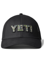 YETI Yeti Logo Badge Trucker Hat Black