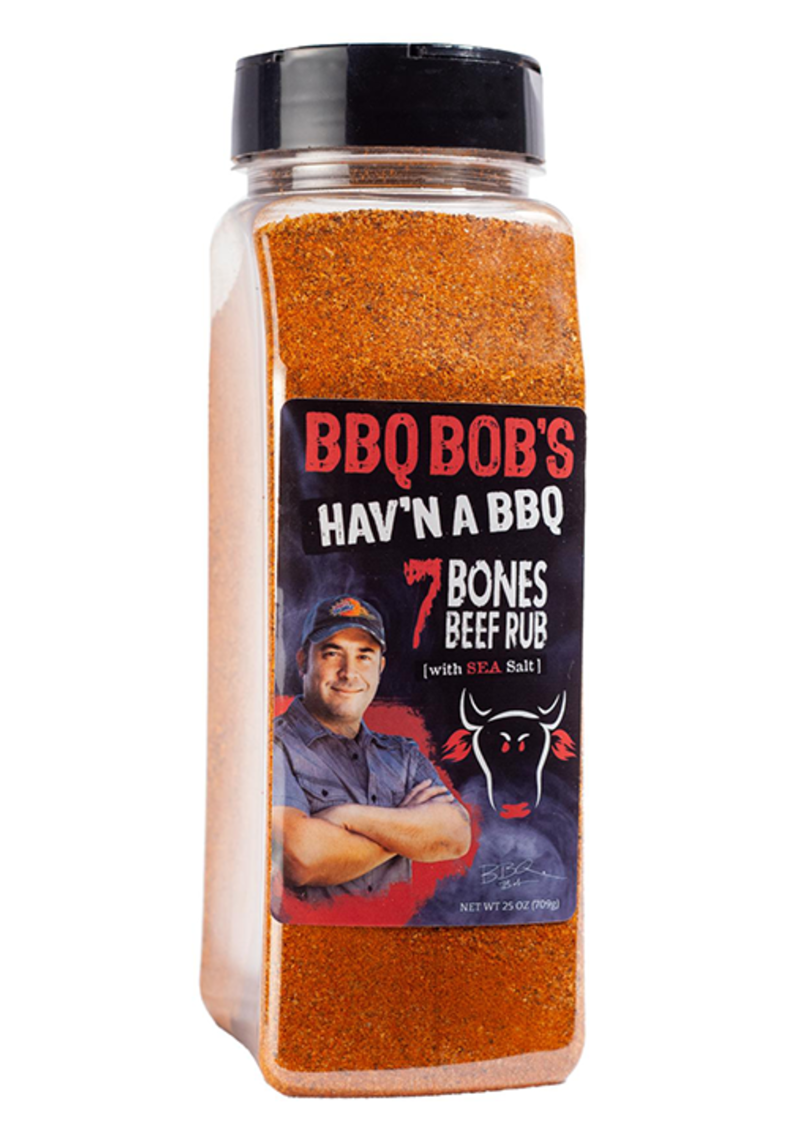 BBQ Bob's BBQ Bob's Hav'n a BBQ 7 Bones Beef Rub 28oz