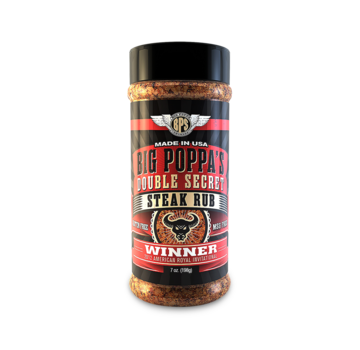 Big Poppa Smokers Big Poppa Smokers Double Secret Steak Rub 7oz