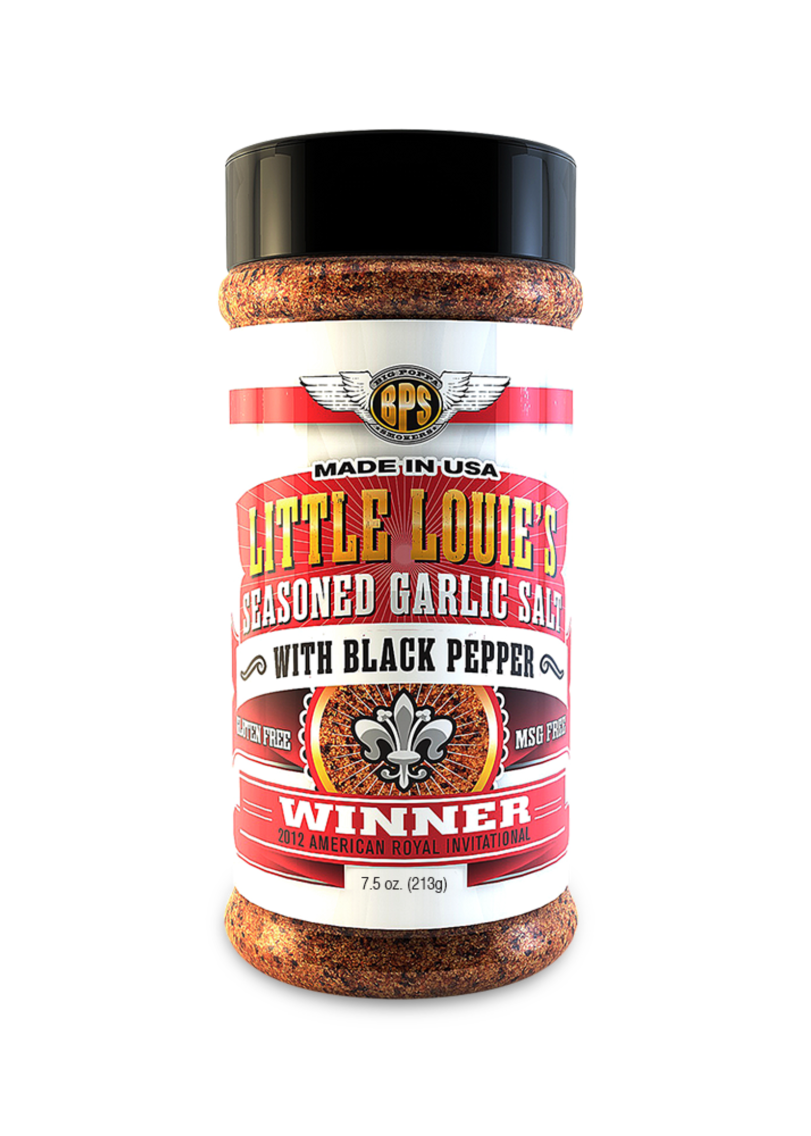 Big Poppa Smokers Big Poppa Smokers Little Louie's Garlic Seasoned Salt with Pepper (Beef / Brisket Rub) 7,5oz