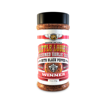 Big Poppa Smokers Big Poppa Smokers Little Louie's Garlic Seasoned Salt with Pepper (Beef / Brisket Rub) 7,5oz