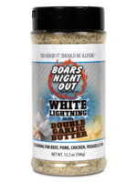 Boars Night Out Boars Night Out White Lightning Double Garlic Butter Seasoning 12.2oz