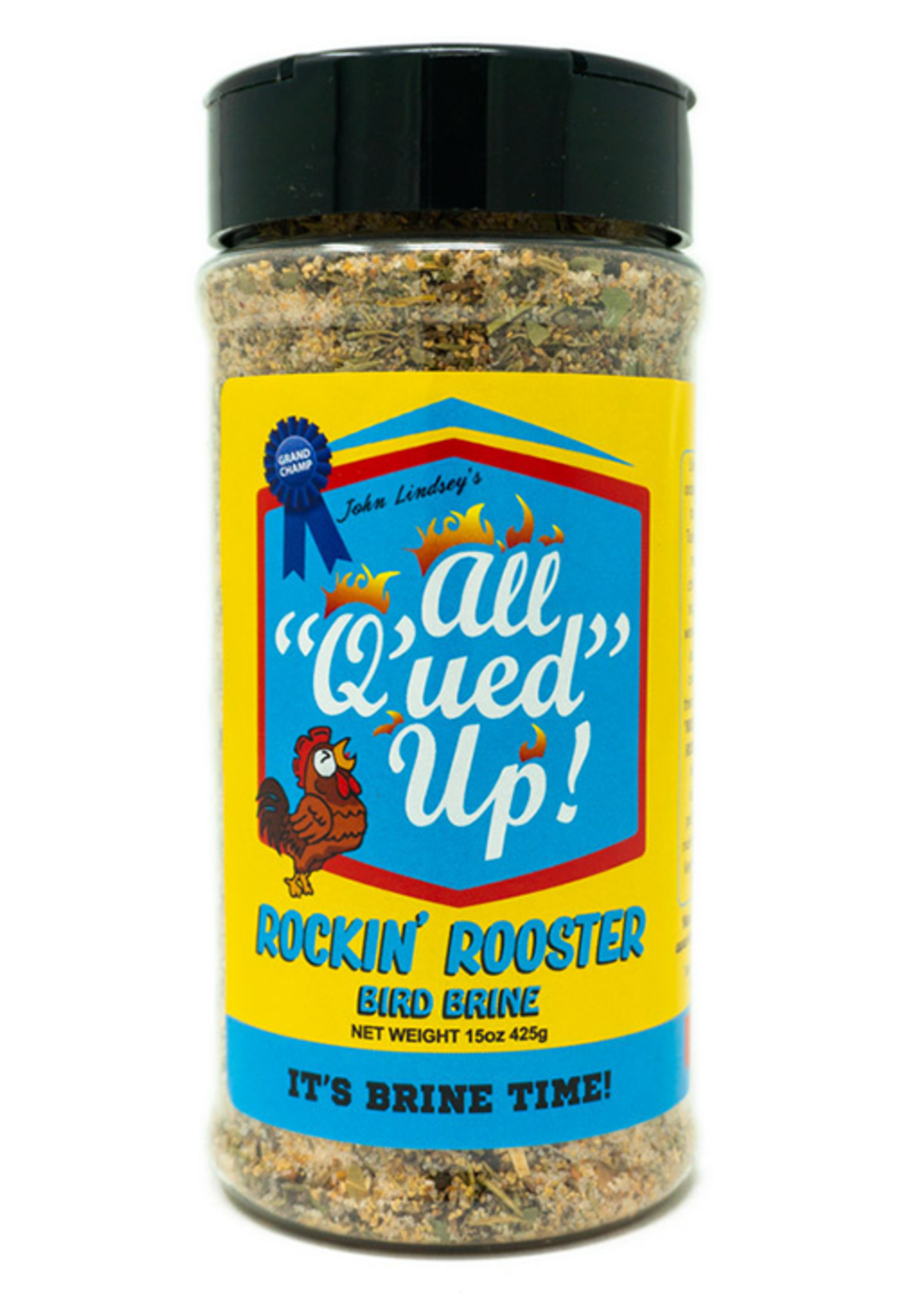 All Q'ued Up All Q'ued Up!Rockin' Rooster Bird Brine 15 oz