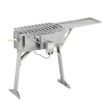 ECK Grills ECK-Grillspieße Edelstahldesign Inkl. Motor für Teuto Premium