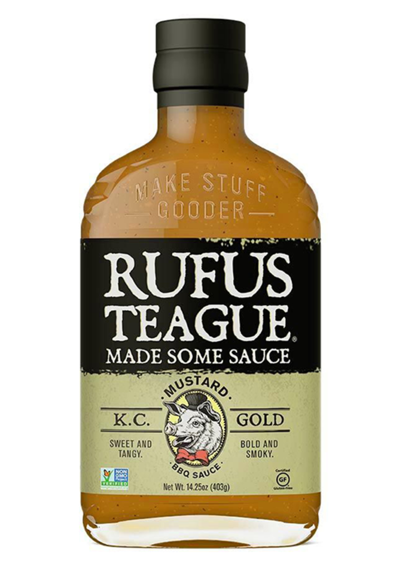 Rufus Teague Rufus Teague KC Gold Mustard BBQ Sauce 14.25 oz