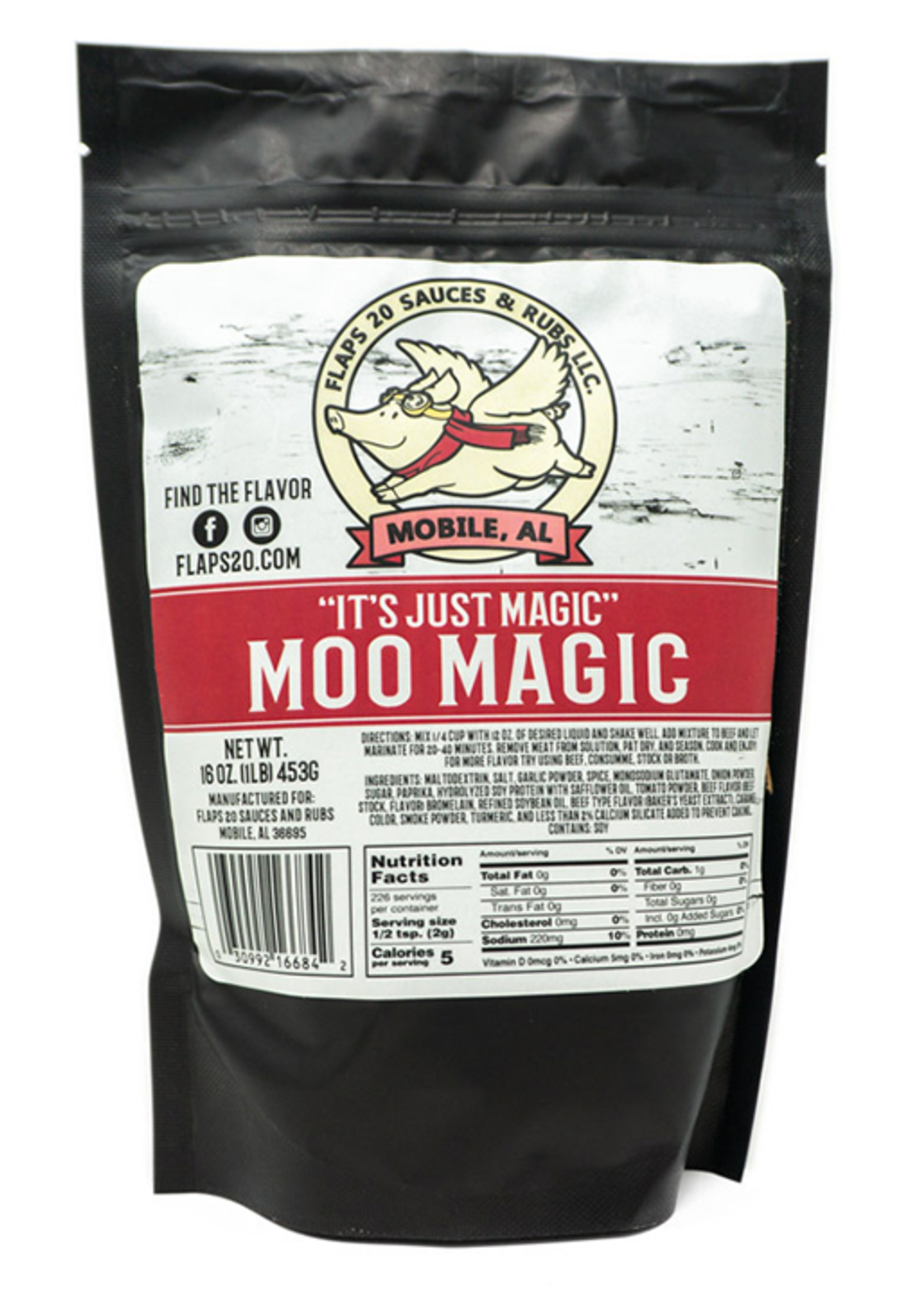 Flaps 20 Flaps 20 Moo Magic Steak Marinade 16 oz