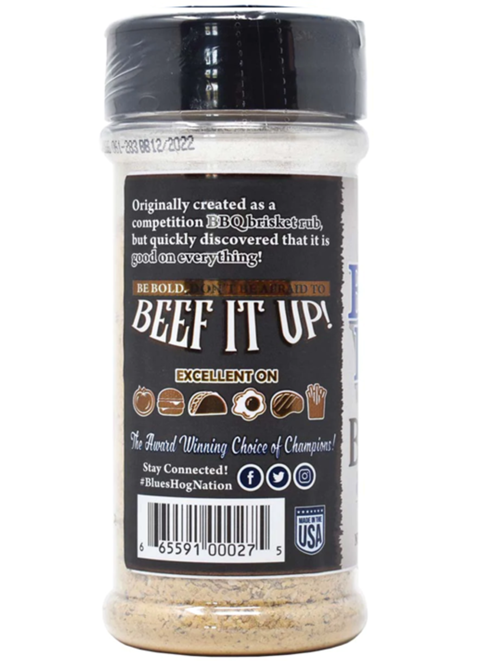 Blues Hog Blues Hog Bold&Beefy BBQ Rub 6oz