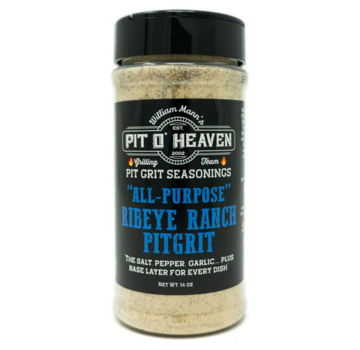 Pit o Heaven Pit O Heaven All Purpose Ribeye Ranch Pit Grit Rub 14 oz