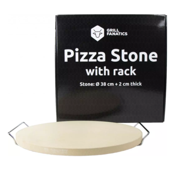 Grill Fanatics Grill Fanatics Pizza Stone with Rack