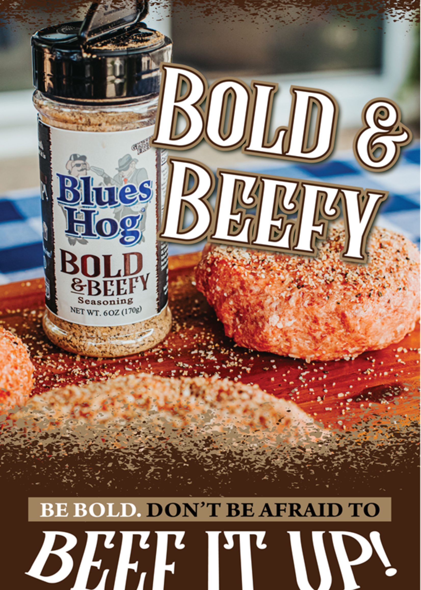 Blues Hog Blues Hog Bold&Beefy BBQ Rub 6oz