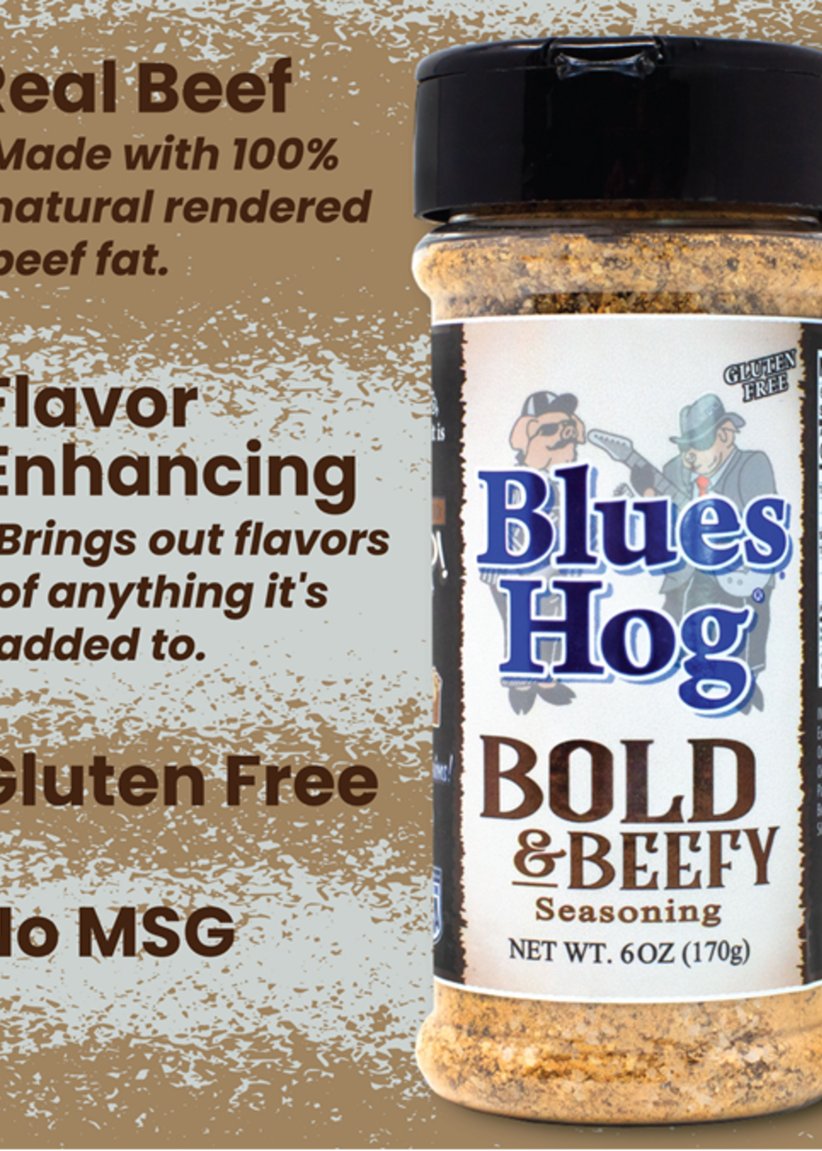 Blues Hog Blues Hog Bold & Beefy BBQ Rub 6oz