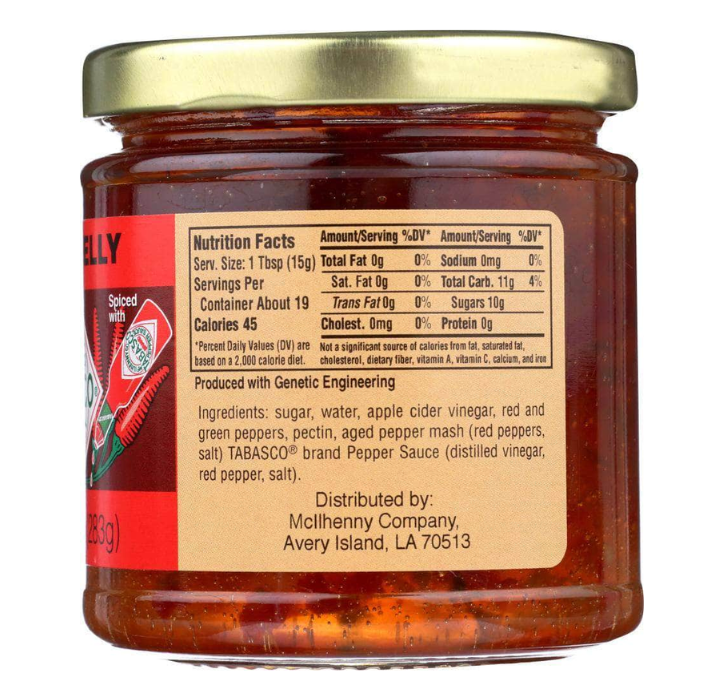 Tabasco Pepper Jelly Spicy 10 oz. Vuur & Rook