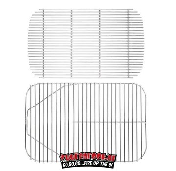 PK Grill Stainless Steel Cooking Grid & Charcoal Grate for Original PK