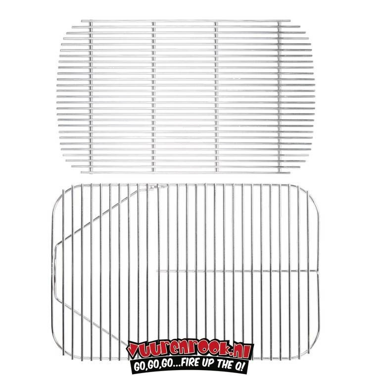 Stainless Steel Cooking Grid & Charcoal Grate for Original PK Vuur & Rook