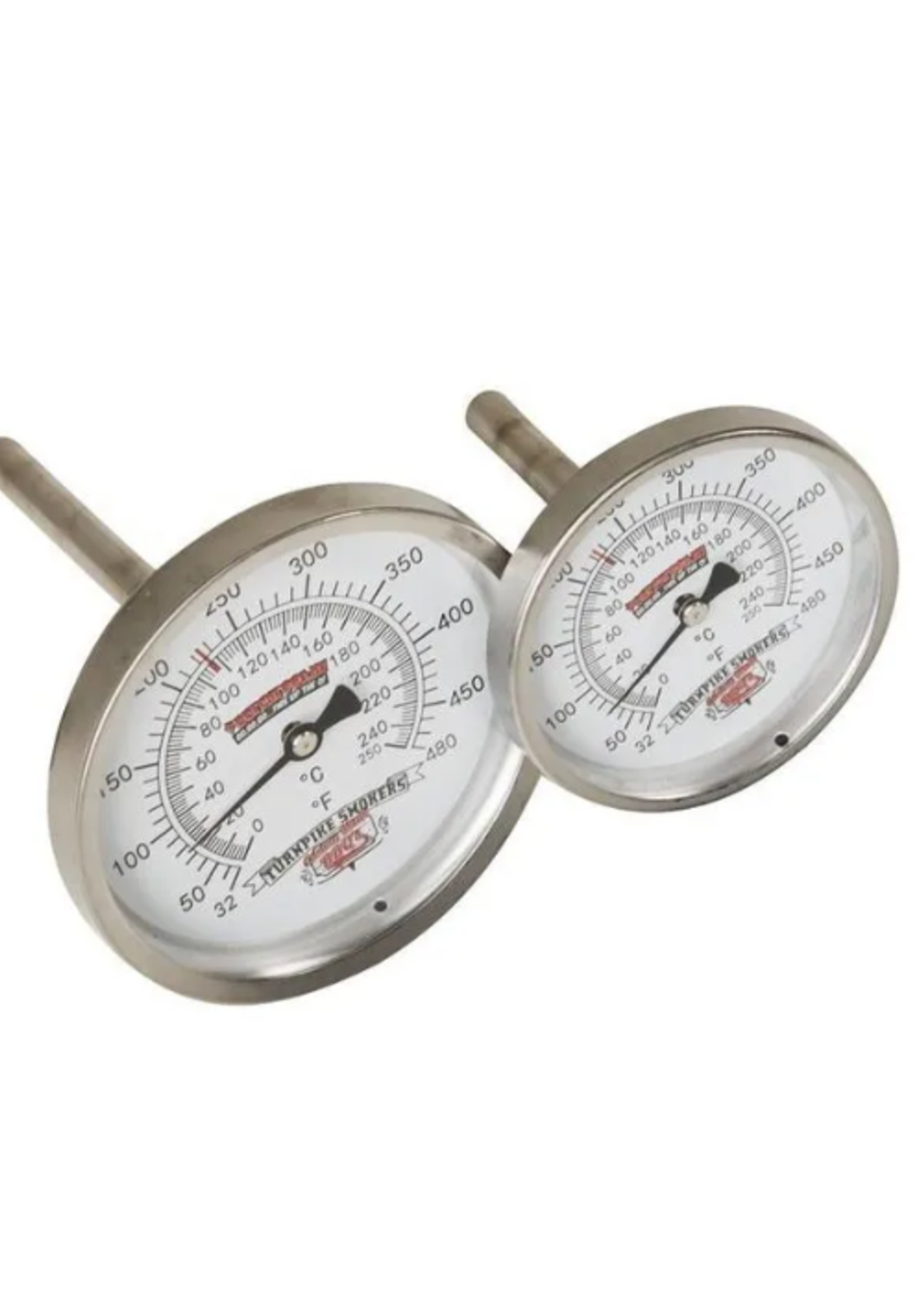 Turnpike Smokers Turnpike Smokers Stainless Steel Thermometer 100mm