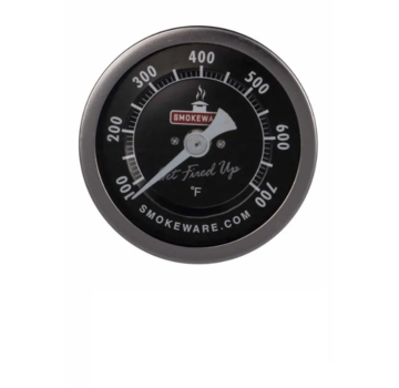 Smokeware SmokeWare Edelstahl Thermometer Schwarz Ø 82mm