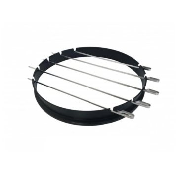 BBQ Rotisserie Ring 57cm with Skewers Set