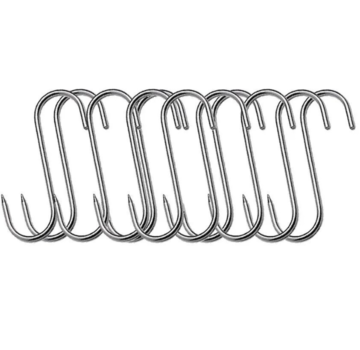 Stainless Steel Smoke Hook 8cm 10 pieces