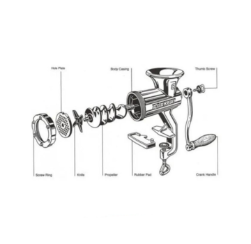 Porkert no8 crank / zwengel