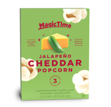 MagicTime MagicTime Jalapeño Cheddar Popcorn 240 gram