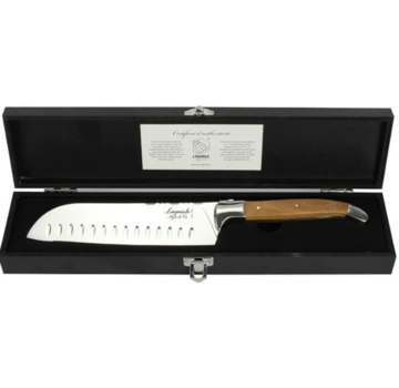 Laguiole Laguiole Santoku Knife Olive wood