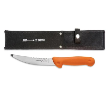 F-Dick F-Dick Magicgrip Field Dressing Knife Partly Serrated Edge 15cm + Knife Sheath